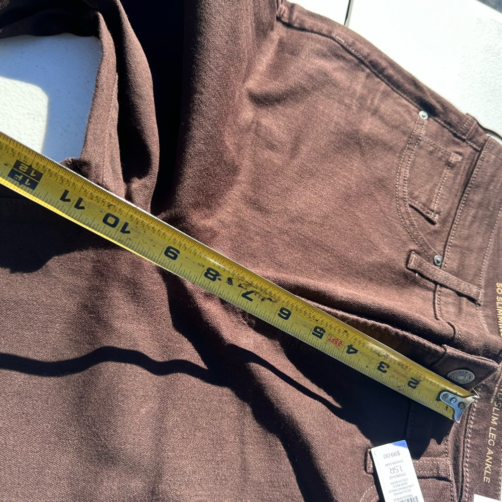 Chico's Rich Brown Ankle Pants - Picture 2 of 5